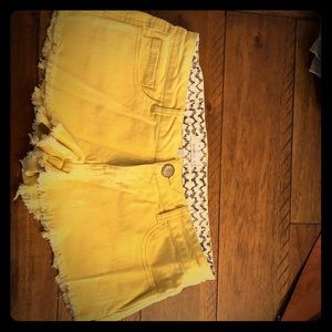 Yellow O’Neill shorts